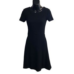 Madewell Black A-Line knit dress xs